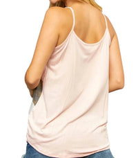 Lovely Melody - Criss Cross Front Tie Tank Top
