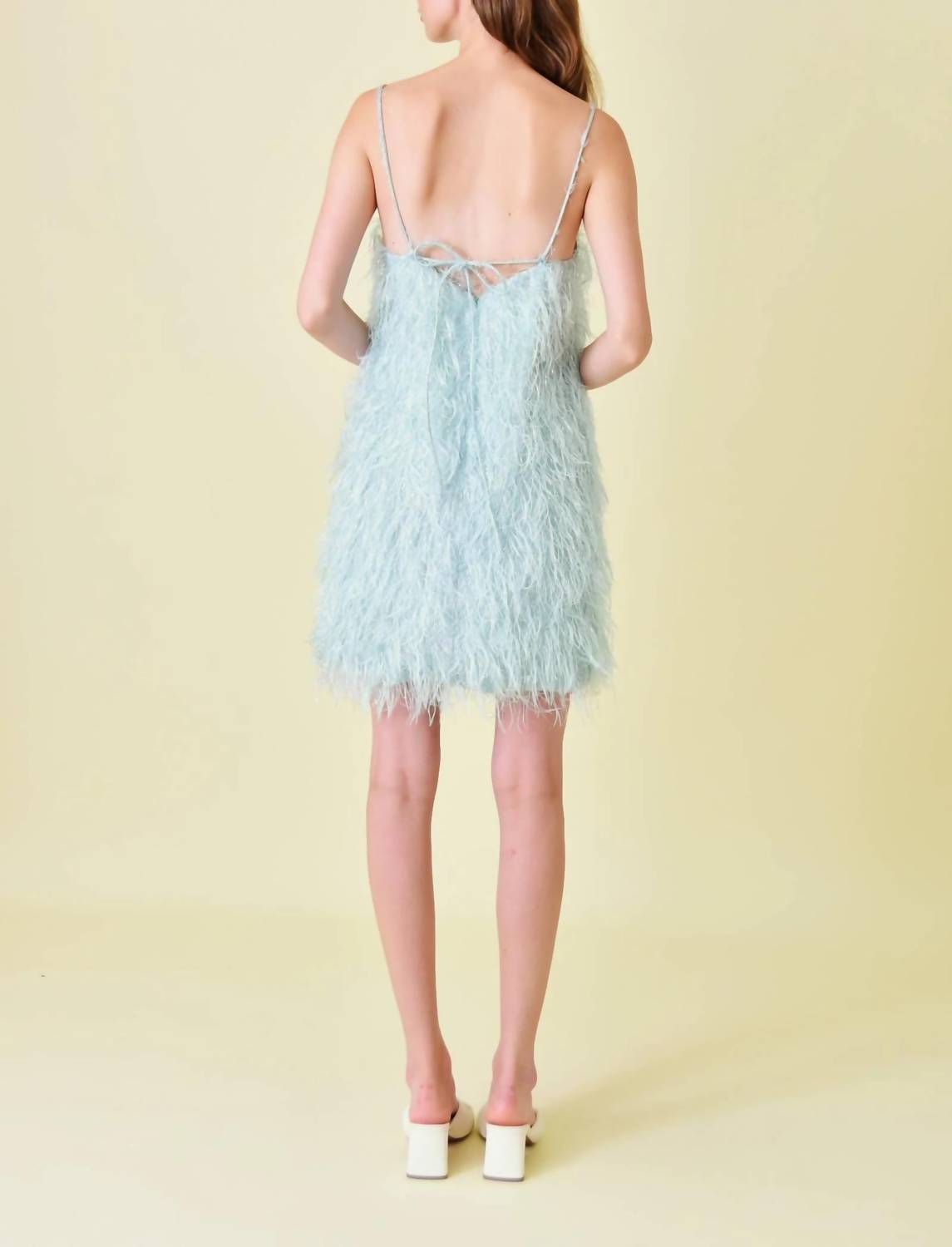 Fore Collection - Women's Celeste Feather Mini Dress