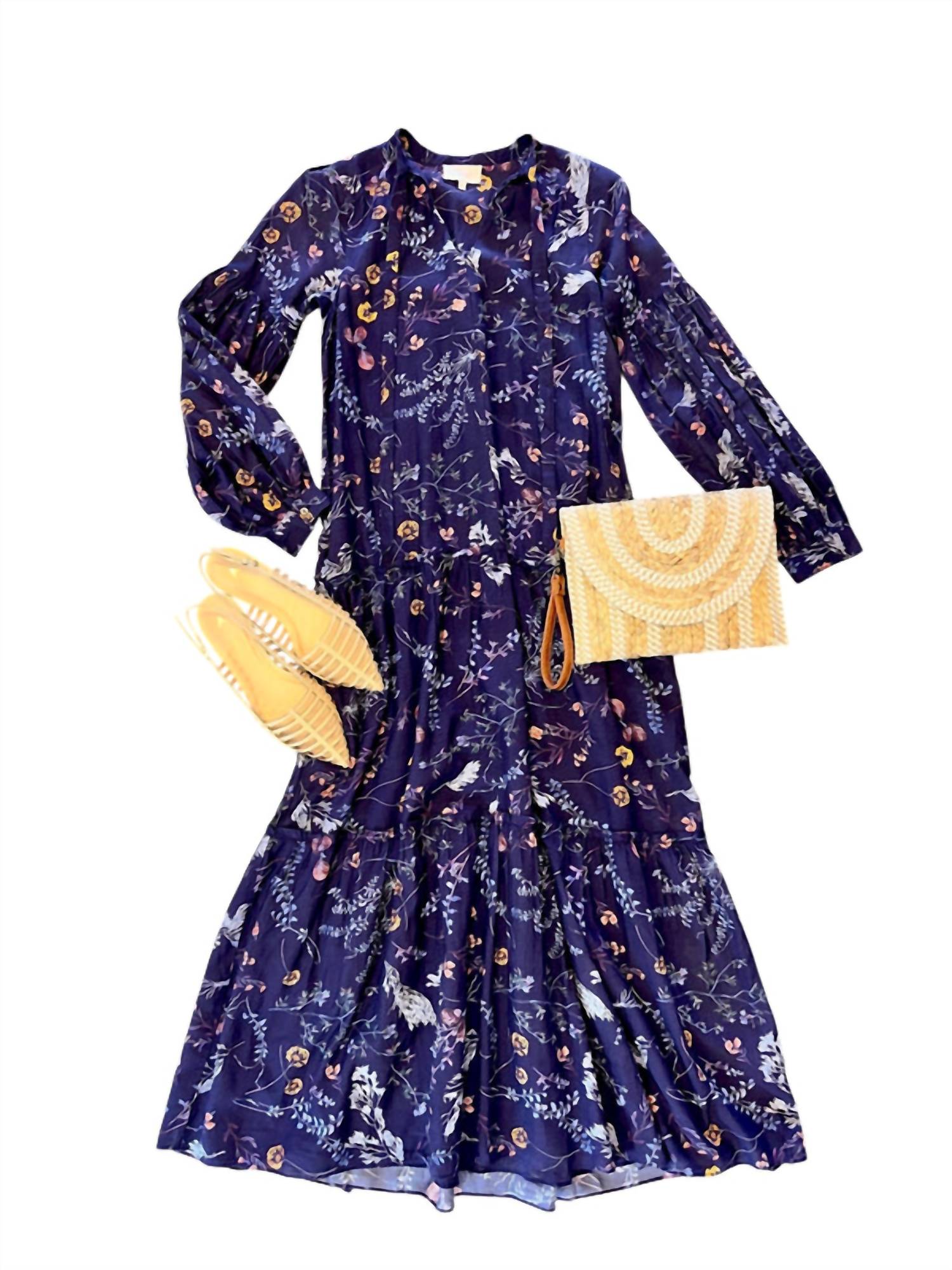 Cleobella Sunny Maxi Dress in viviana - women's dress - alternate view