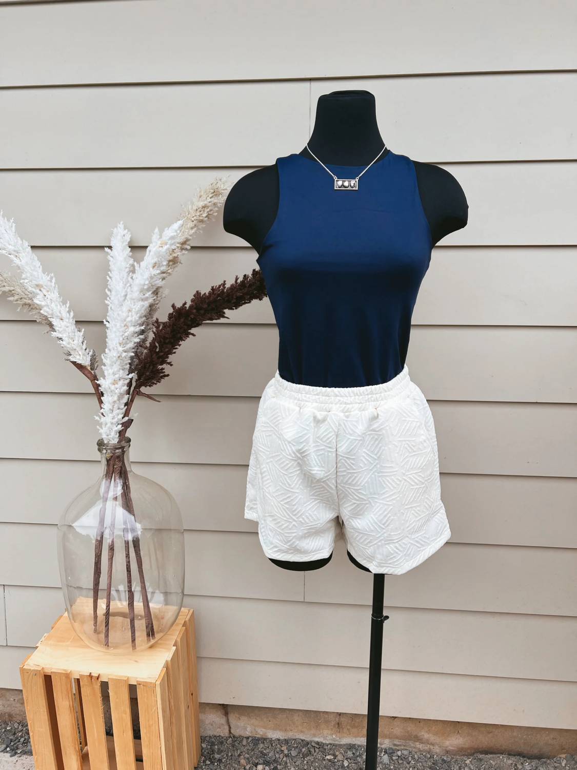 She + Sky - Women's Sleeveless Crewneck Bodysuit