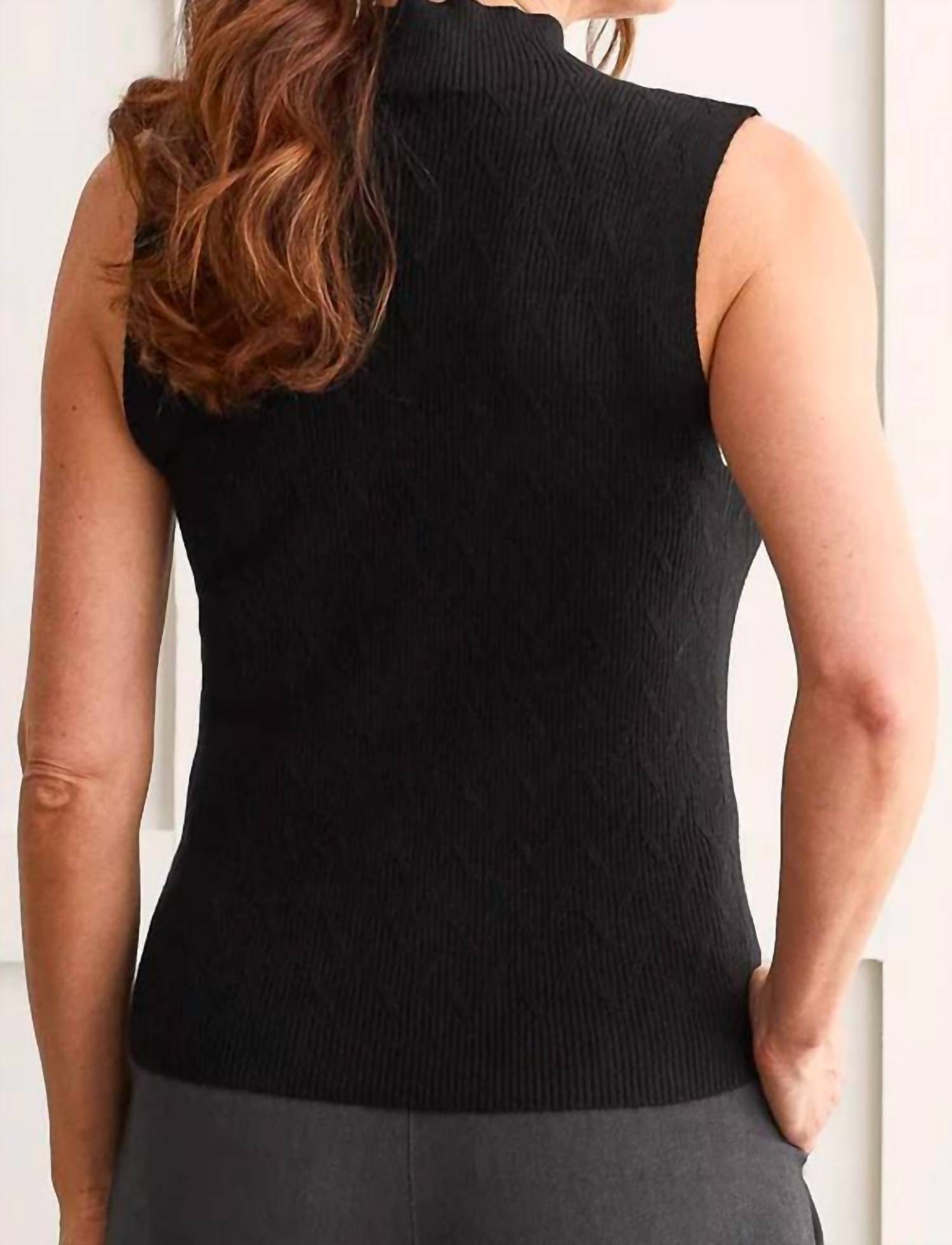 Tribal - Mock Neck Top