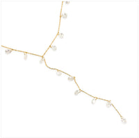 Omg Blings - Women's Dazzling Teardrops Necklace