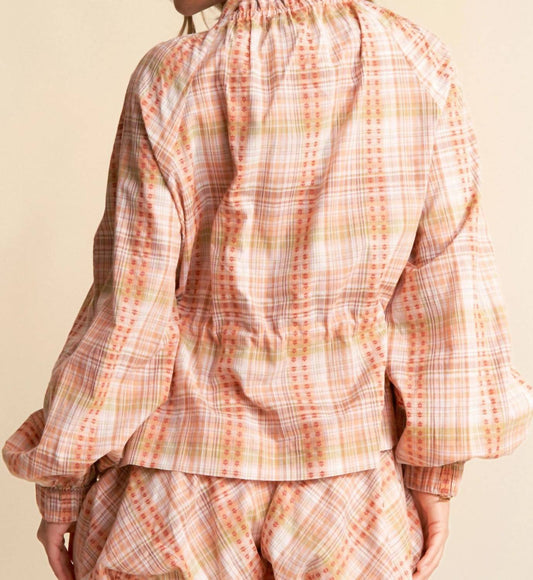 J.Nna - Plaid Two-Piece Set
