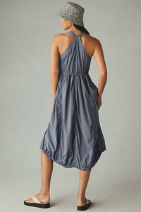 Daily Practice - Free Fall Zip-up Sleeveless Dress