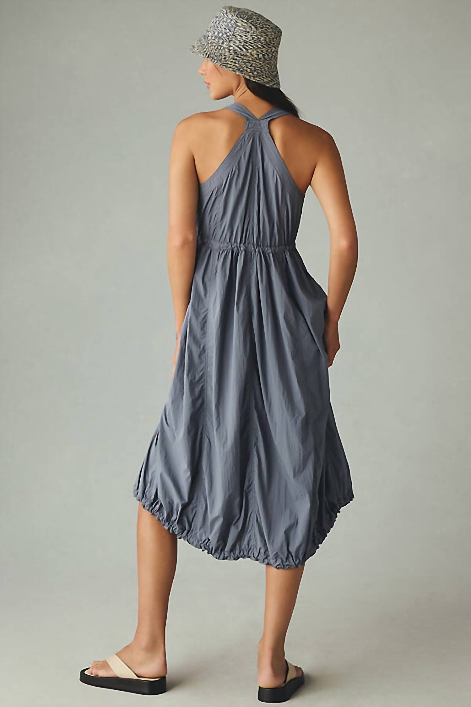 Daily Practice - Free Fall Zip-up Sleeveless Dress