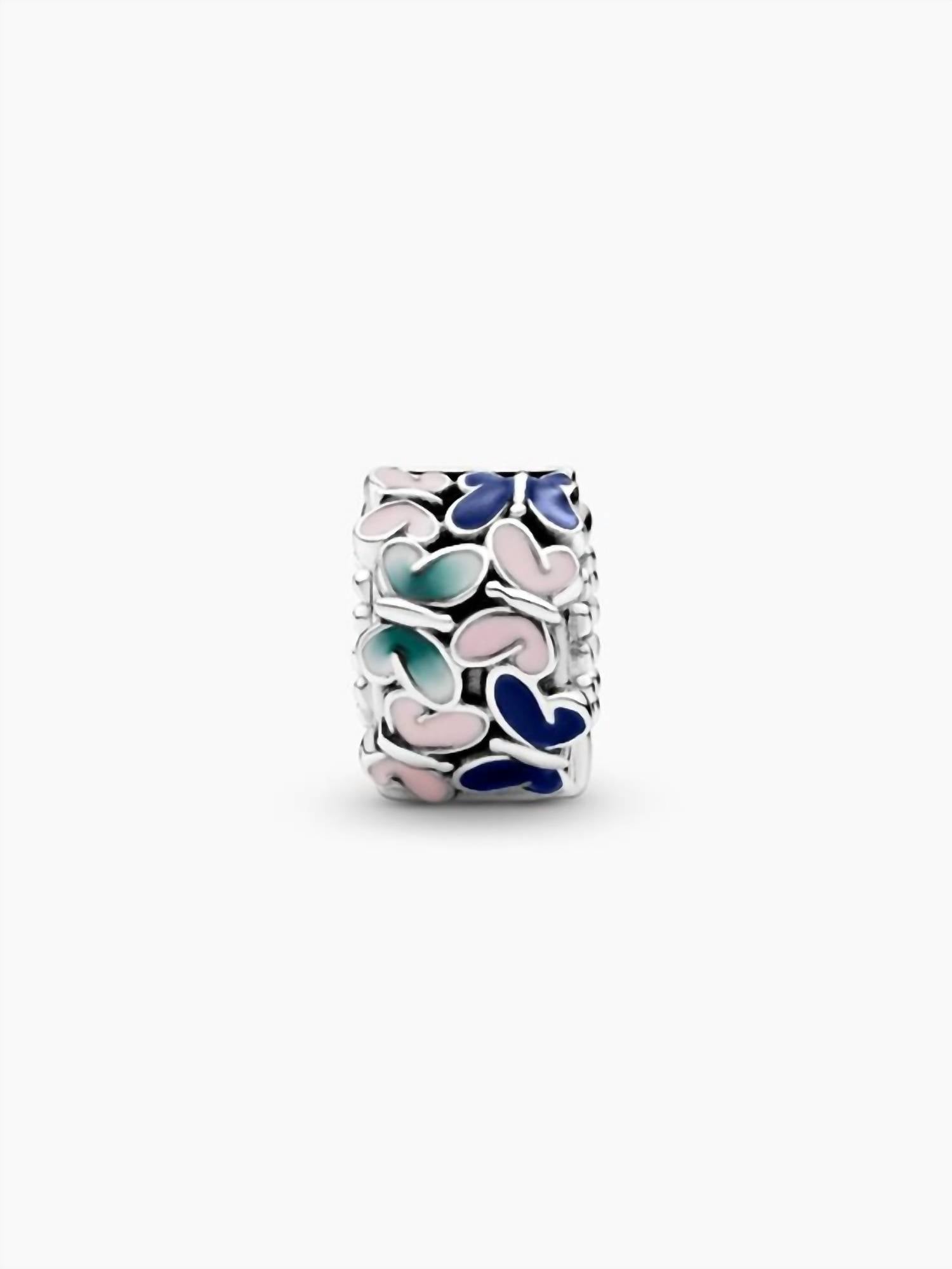 Pandora Women's Butterflies Clip Charm in silver - women's item - detail view