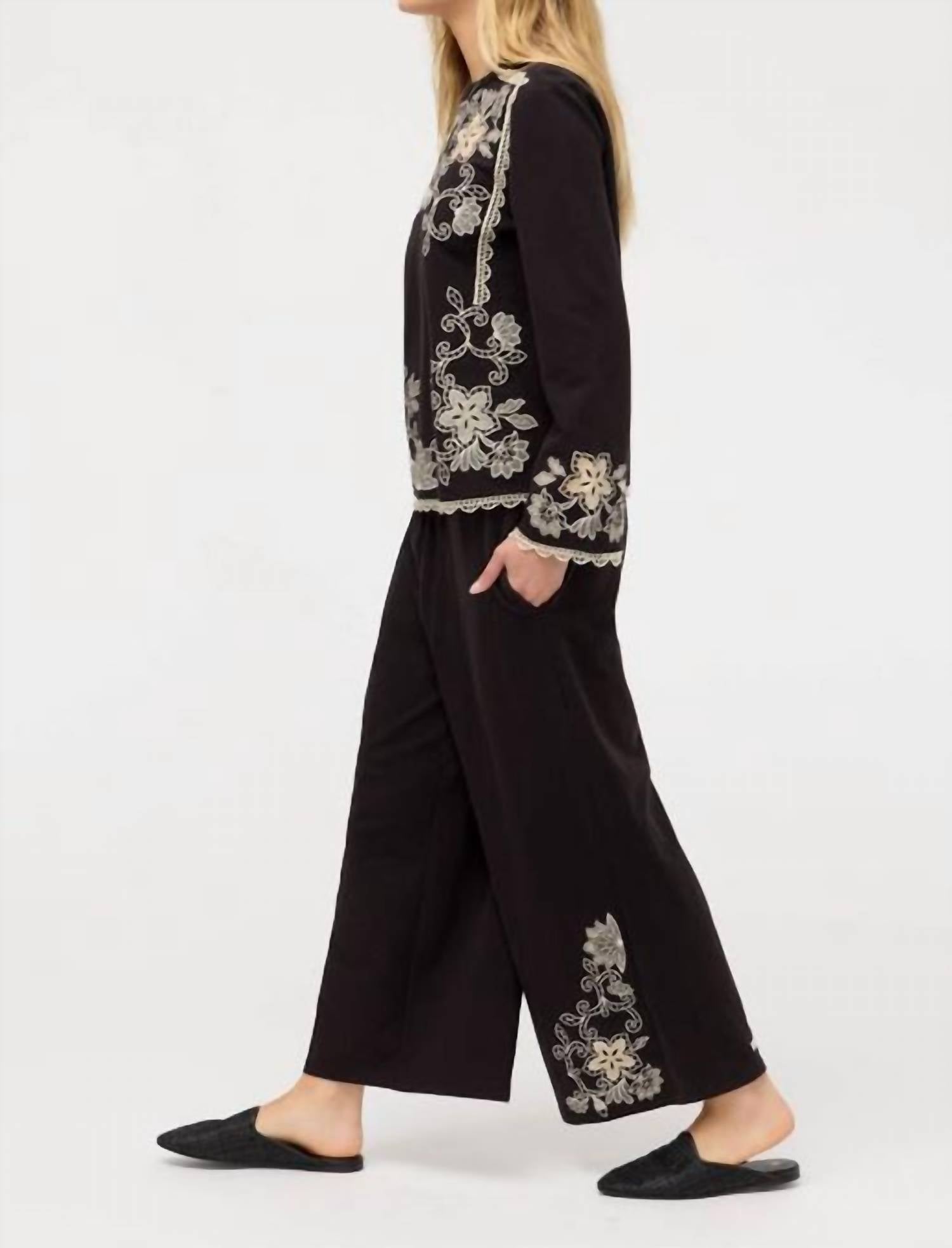 Johnny Was - LUCCI VENLDA CROPPED WIDE LEG PANT