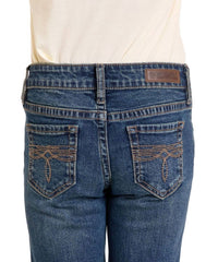 Rock & Roll Cowgirl - Girls Boot Stitch Jeans