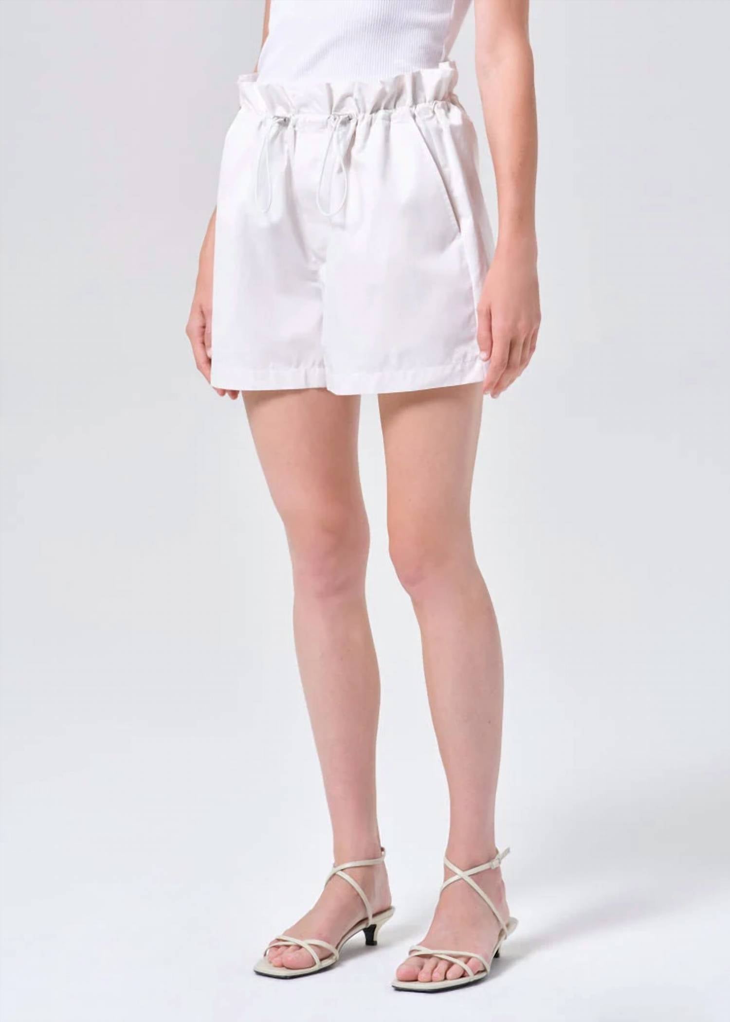 Agolde - Lydia Drawstring Shorts