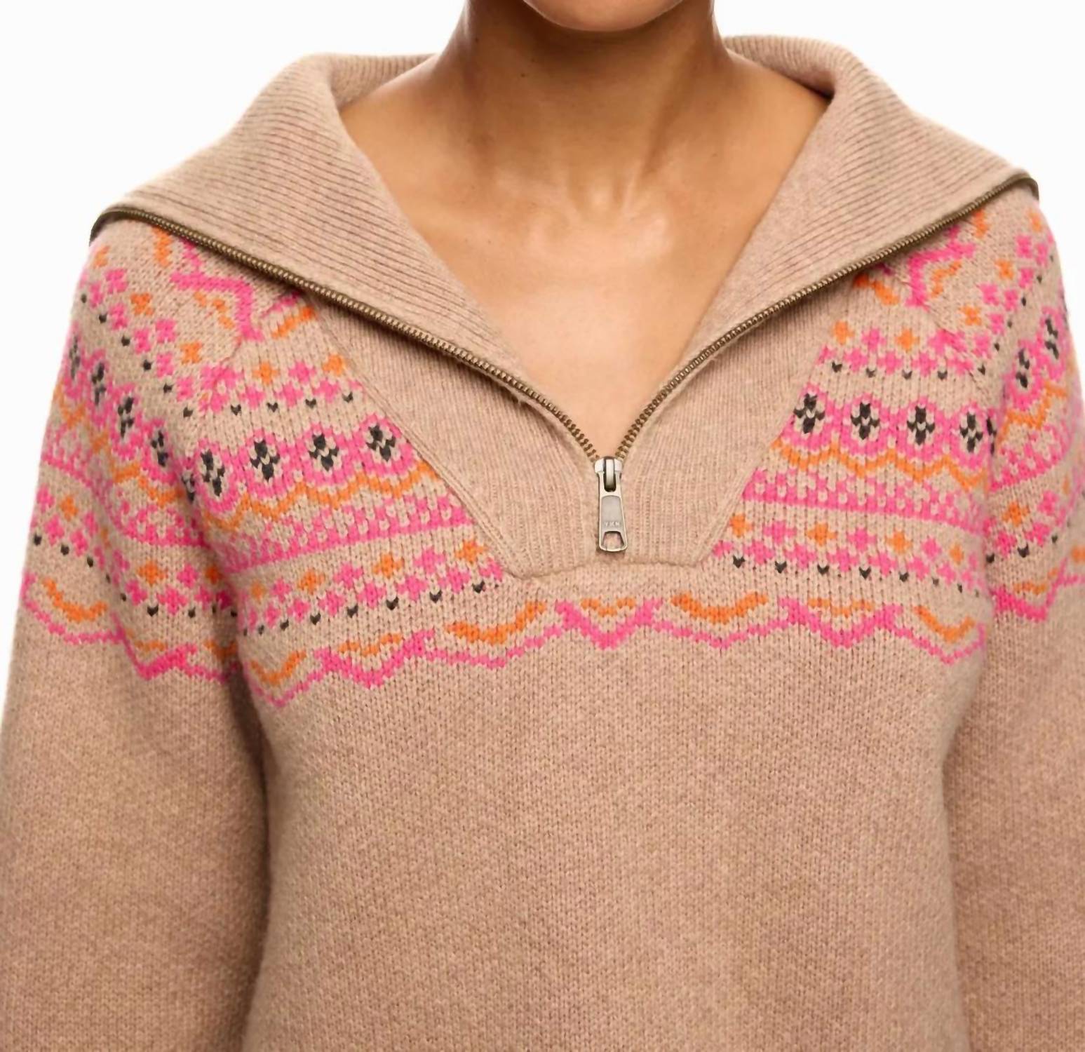 Marine Layer - Archive Whitney Quarter Zip Sweater