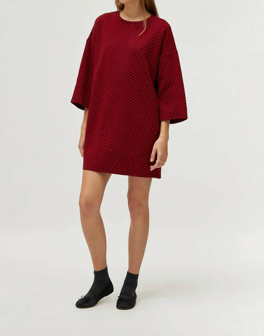 Compania Fantastica - Jacquard Printed Short Knit Dress