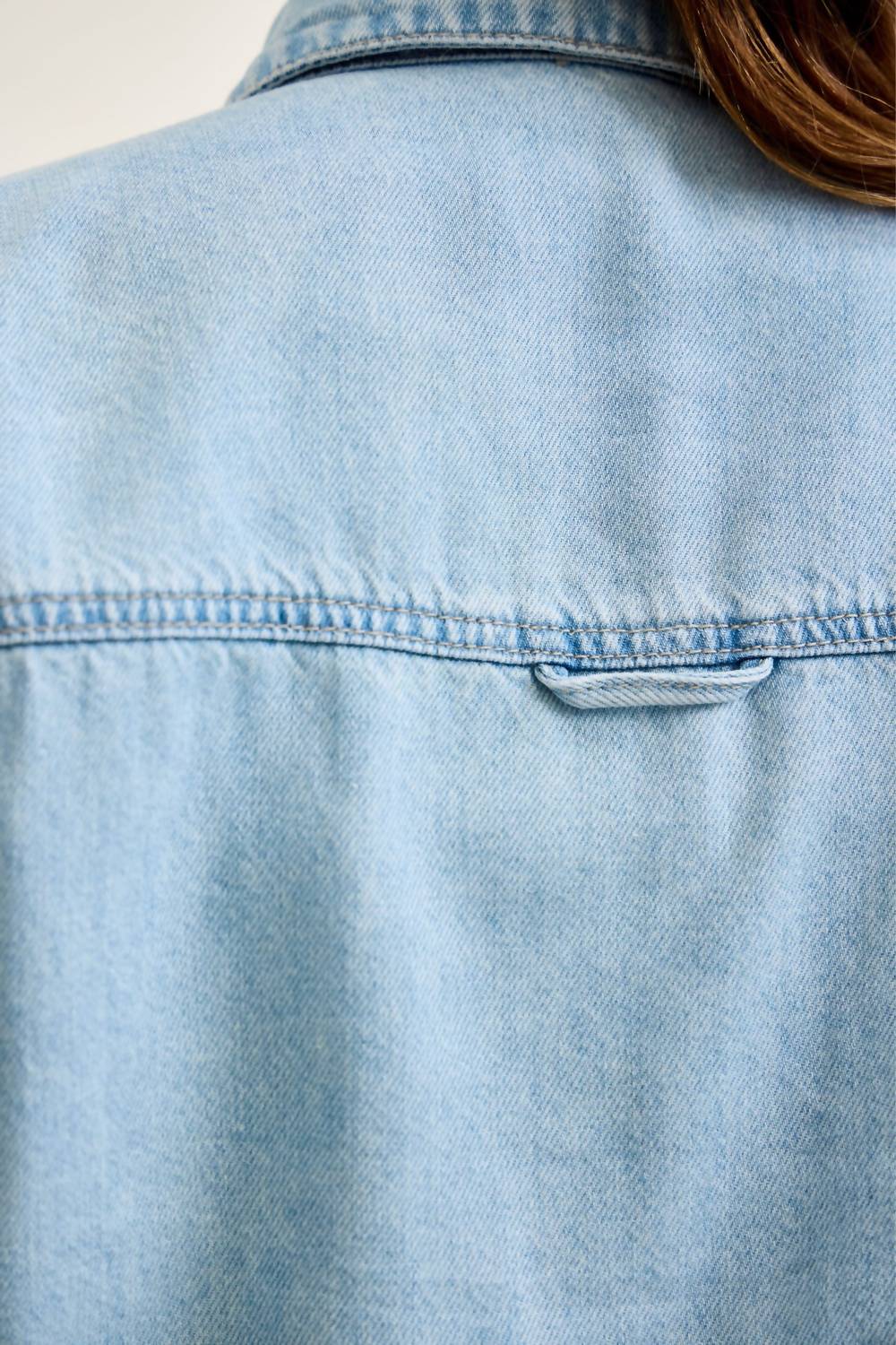 Judy Blue - Boxy Featherweight Denim Shirt