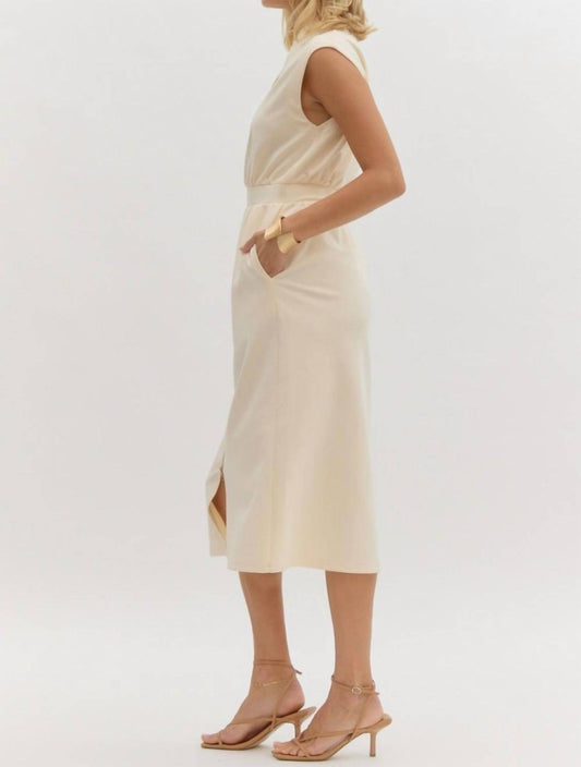 Entro - Monica Zip Up Midi Dress
