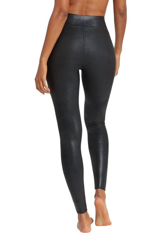 Spanx - PETITE FAUX LEATHER LEGGINGS