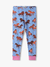 Hatley - Tinsel Horses Cotton Pajama Set