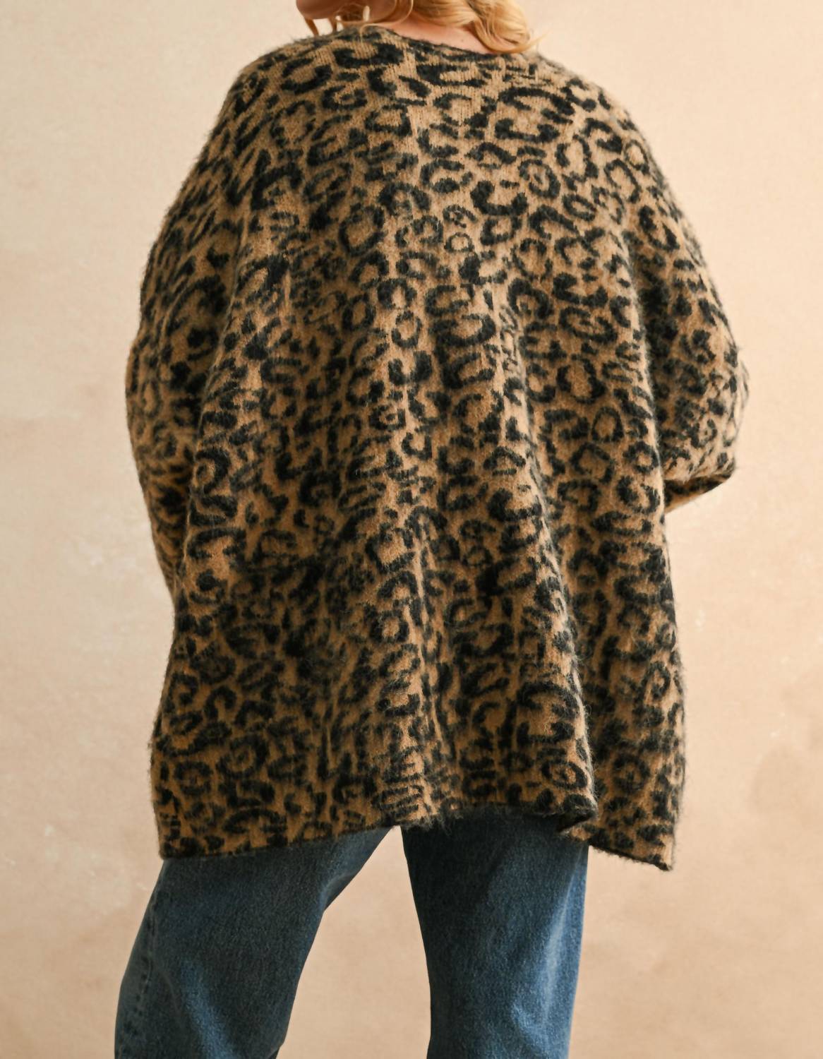 Miou Muse - Fuzzy Oversized Cardigan