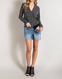 Ee:Some - V-Neck Surplus Bodysuit