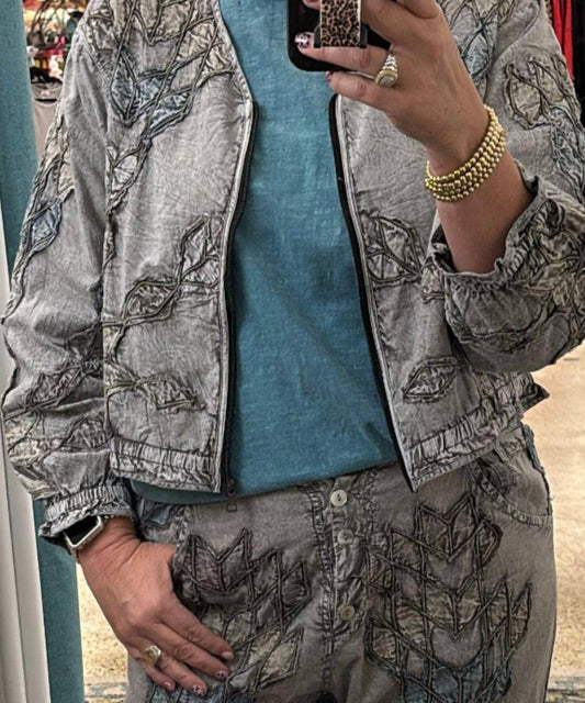 Paperlace - Diamond Patchwork Short Jacket