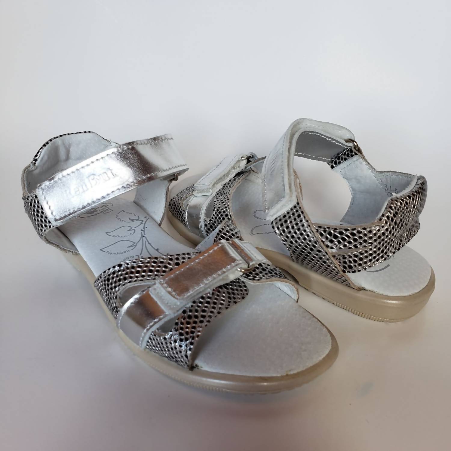Renbut Shoes - Girl's Velcro 2-strap Dress Sandal