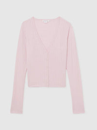 Good American - Pointelle Cardigan