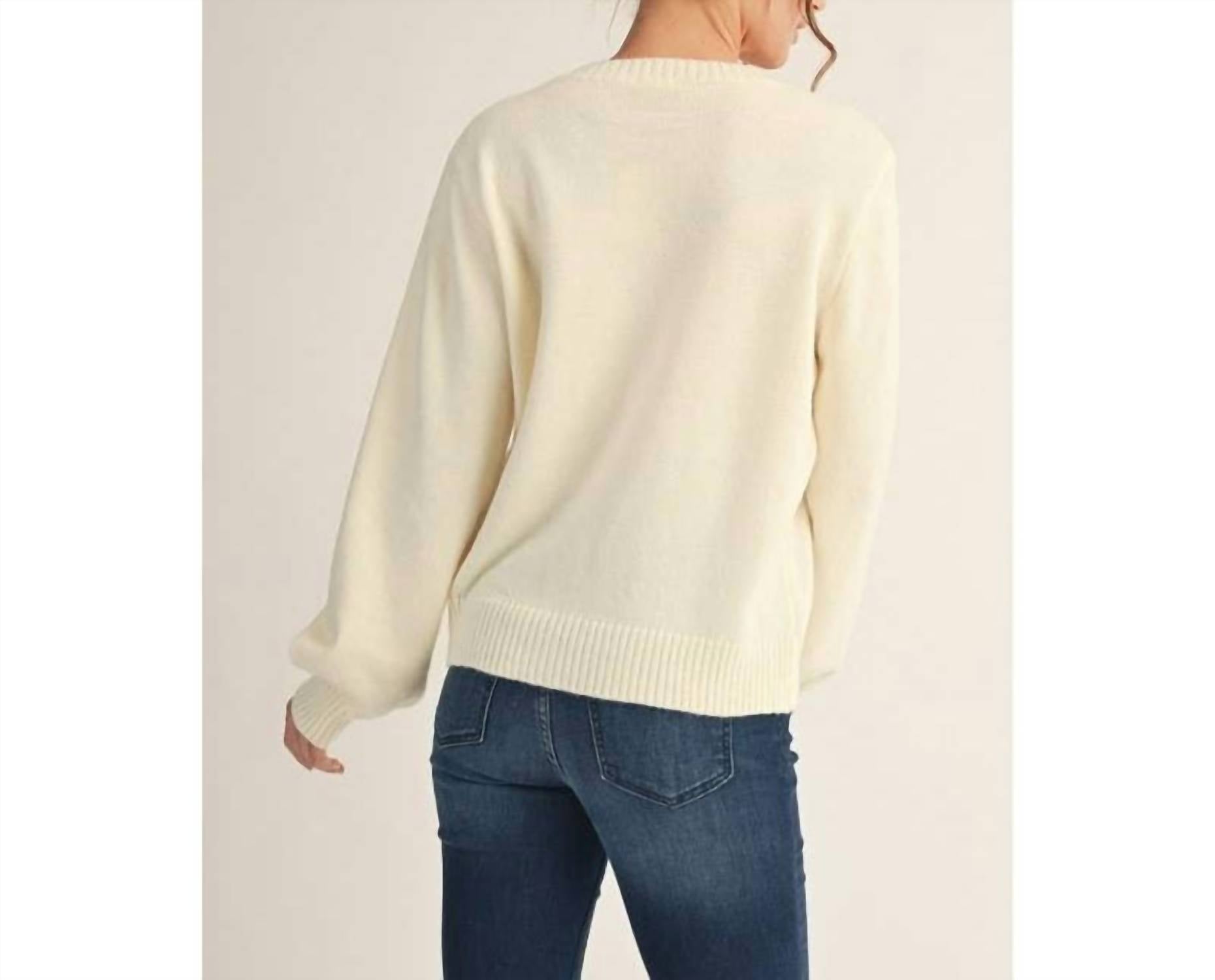 Style Usa - Beatrice Teddy Bear Sweater