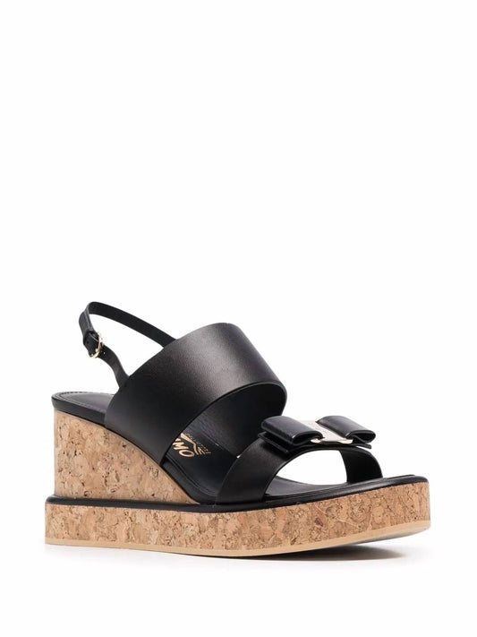Salvatore Ferragamo - Women's Vara Bow Wedge Sandals