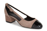 Jeffrey Campbell Women's Tulloch Block Heel Slingback Pumps in black - women's heels