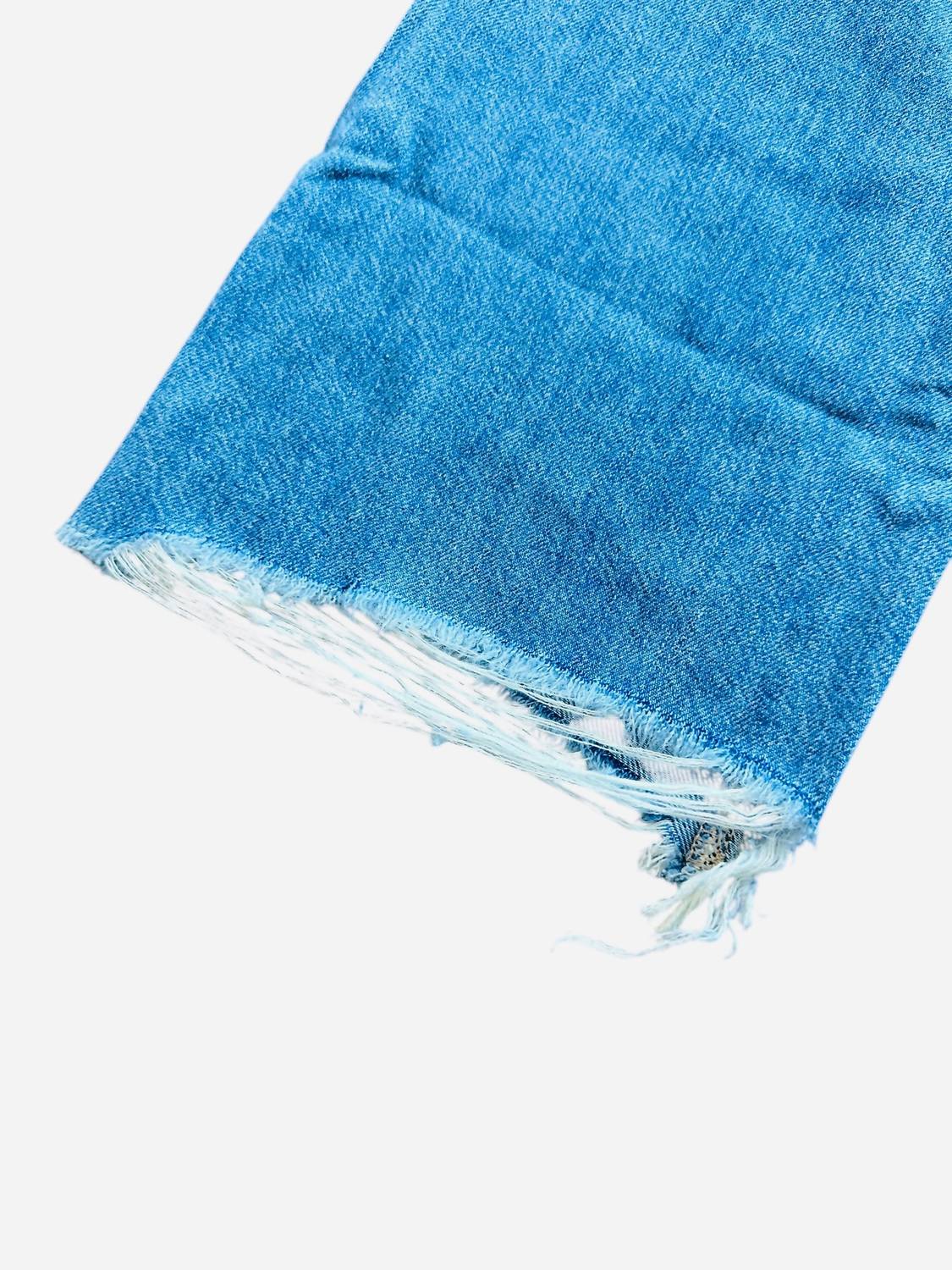 Dl1961 - Kids' - Girl's Nini Wide Leg Distressed Hem Jeans