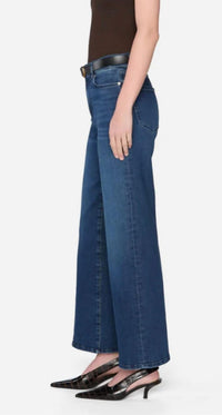 FRAME Le Palazzo Crop Jeans in keepsake - women's jeans - detail view