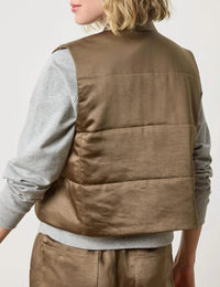 Lilla P - Satin Quilted Vest