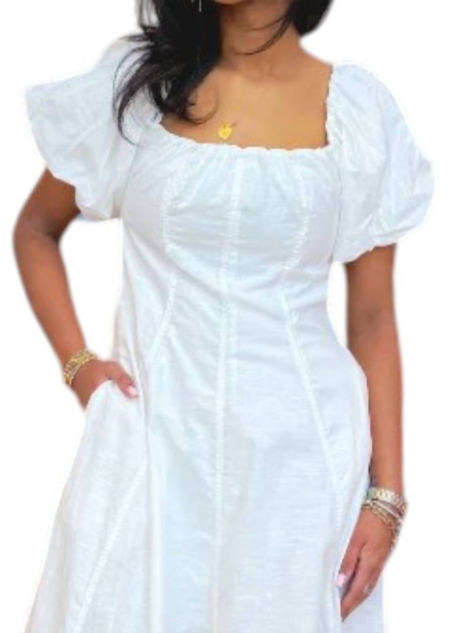 Klesis - Off Shoulder Midi Dress