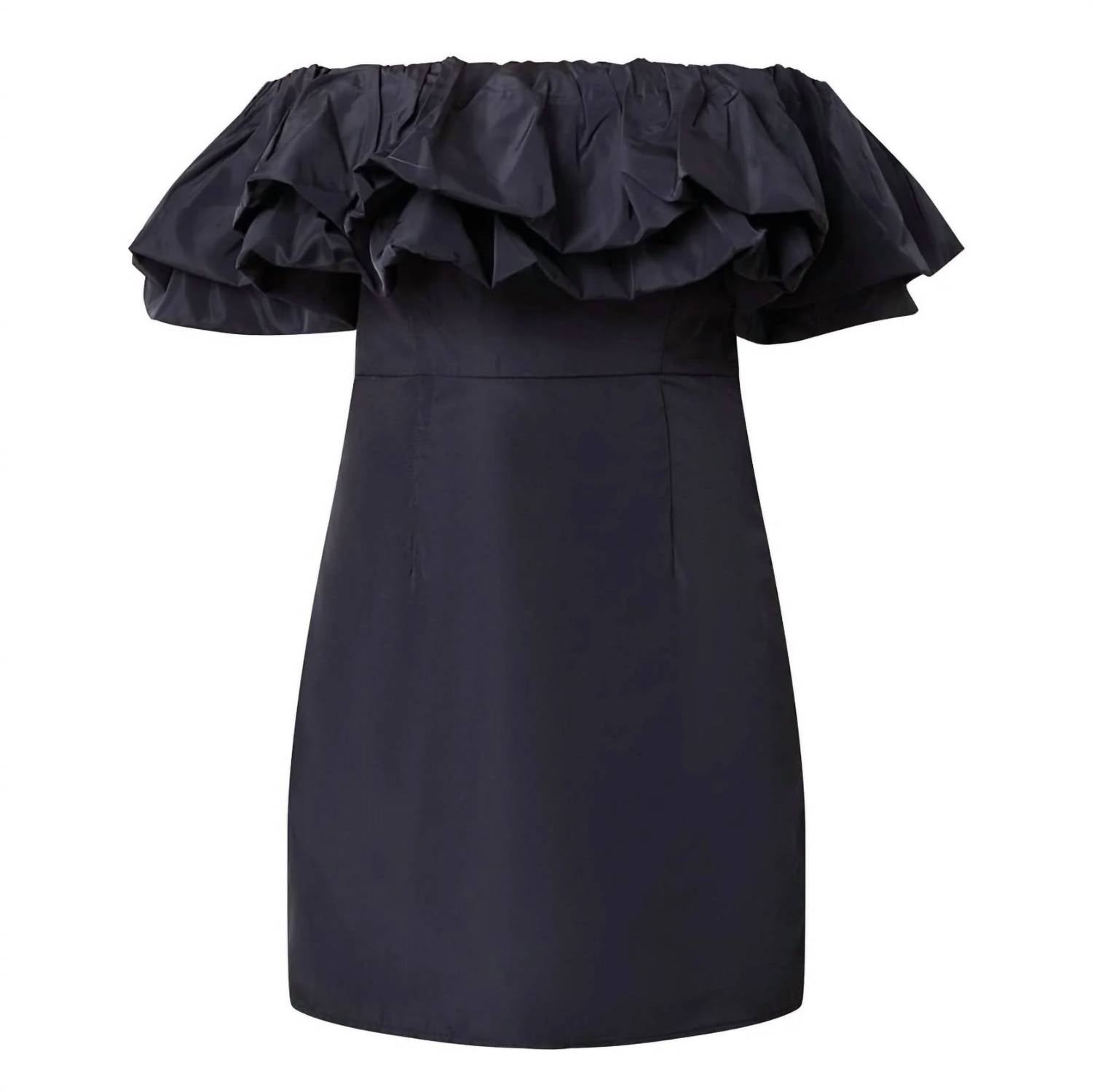 Rhode - Women's Vivi Off The Shoulder Ruffle Mini Dress