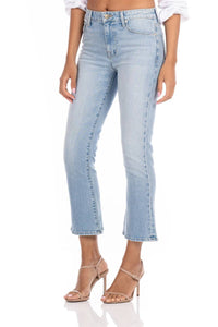 Fidelity - Juniper Crop Flare Jean