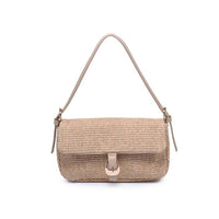 Urban Expressions - Women's Gloria Straw Shoulder Bag