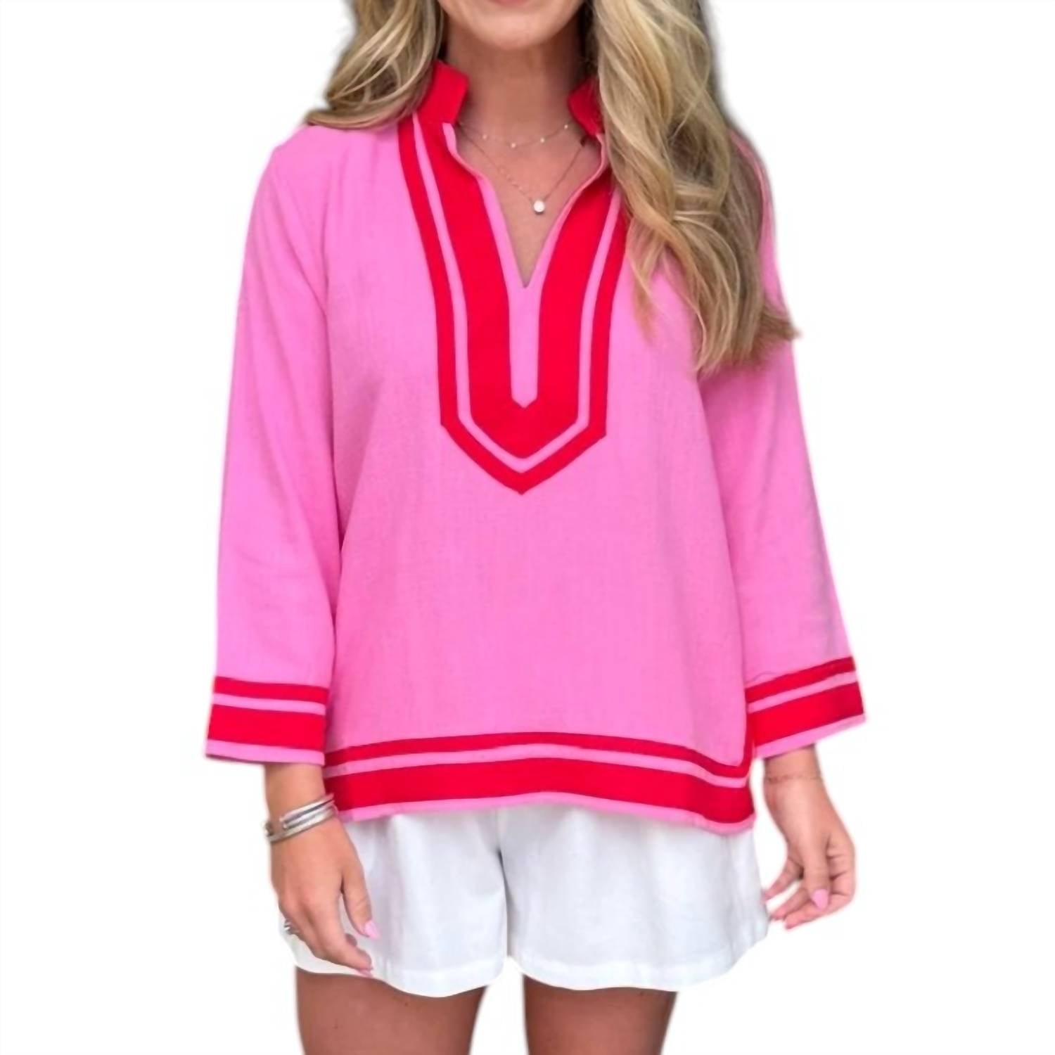 Entro - Solid Color Block Top