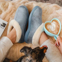 Everfoams - Women's Microsuede Cozy Memory Foam Winter Slippers