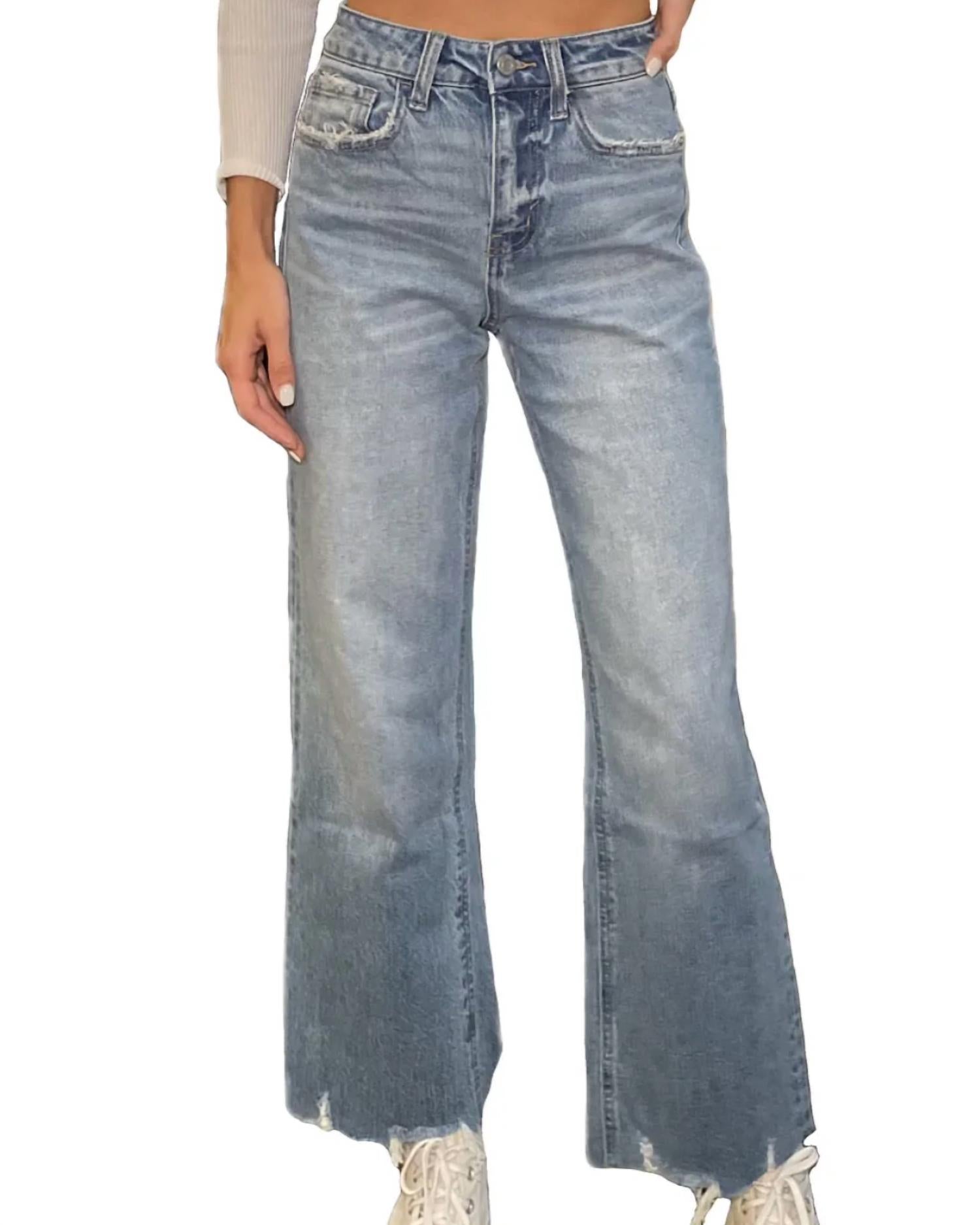 Vervet By Flying Monkey - High Rise Wide Leg Jeans
