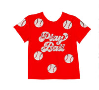 Belle Cher - Kid's Red Play Ball Sequin Shirt