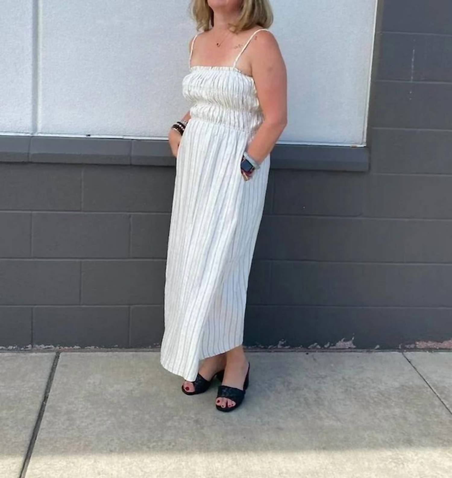 Elle Grey - Koko Smocked Midi Dress