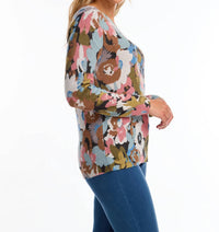 Fdj - Paulla Printed V-neck Sweater