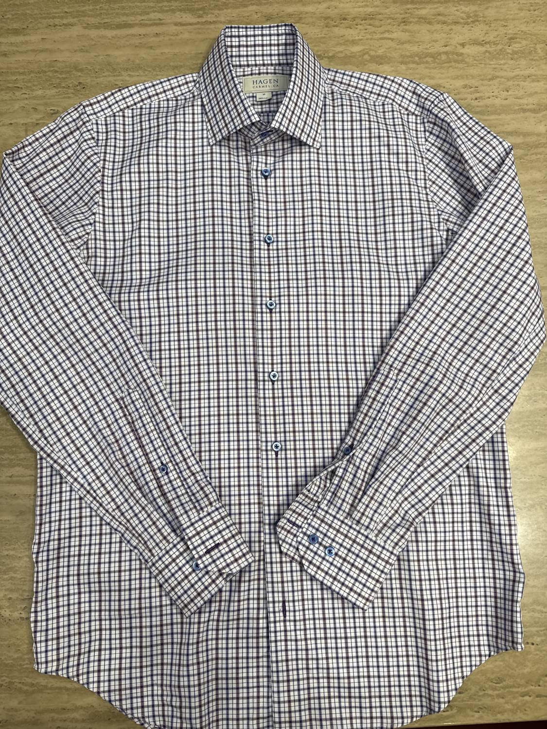 Hagen Men's Button Down Shirt in multi - men's shirt