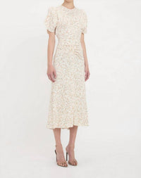 Victoria Beckham - Gathered Waist Midi Dress