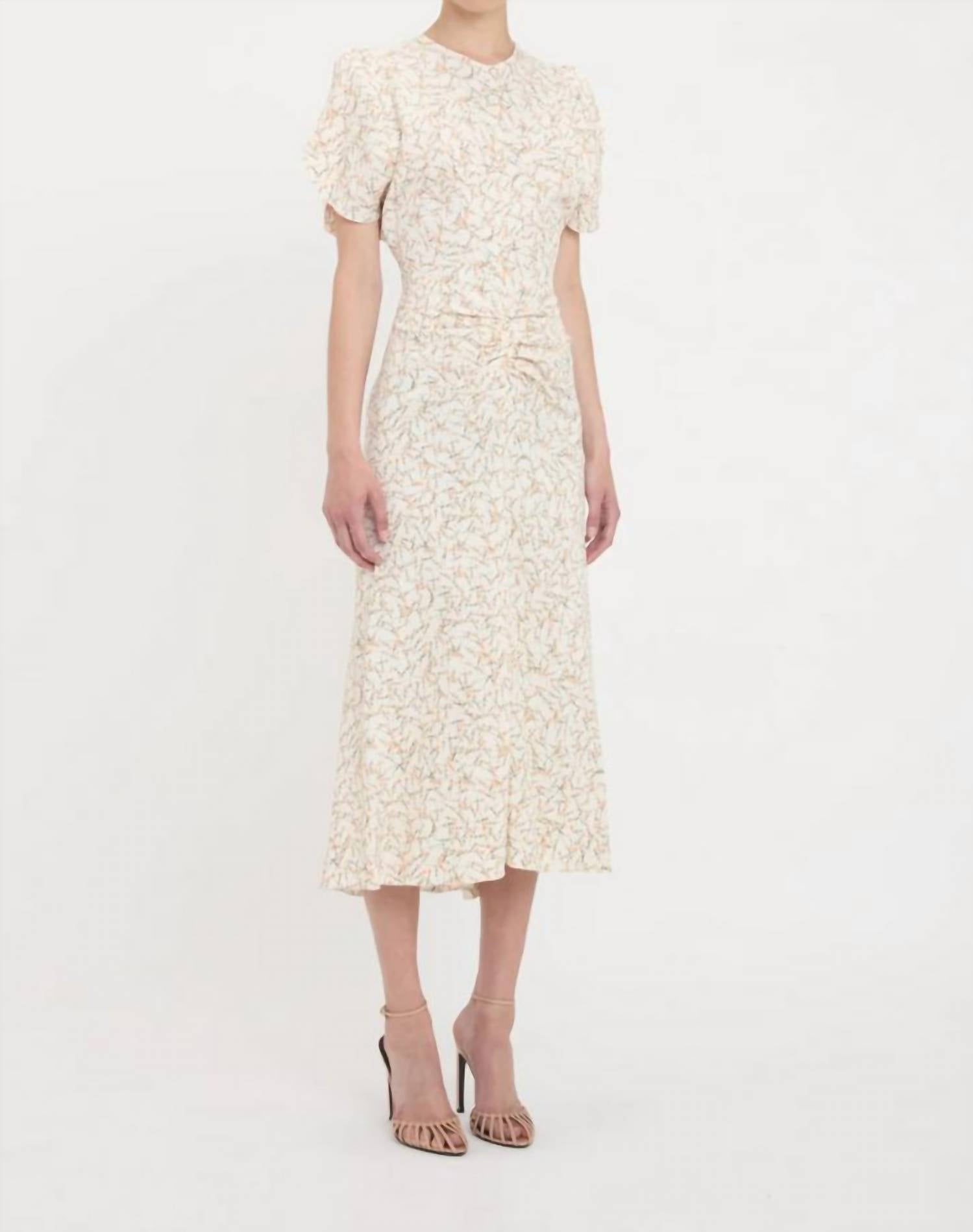Victoria Beckham - Gathered Waist Midi Dress