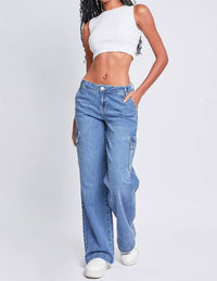 Ymi - Junior Low Rise Straight Leg Jeans