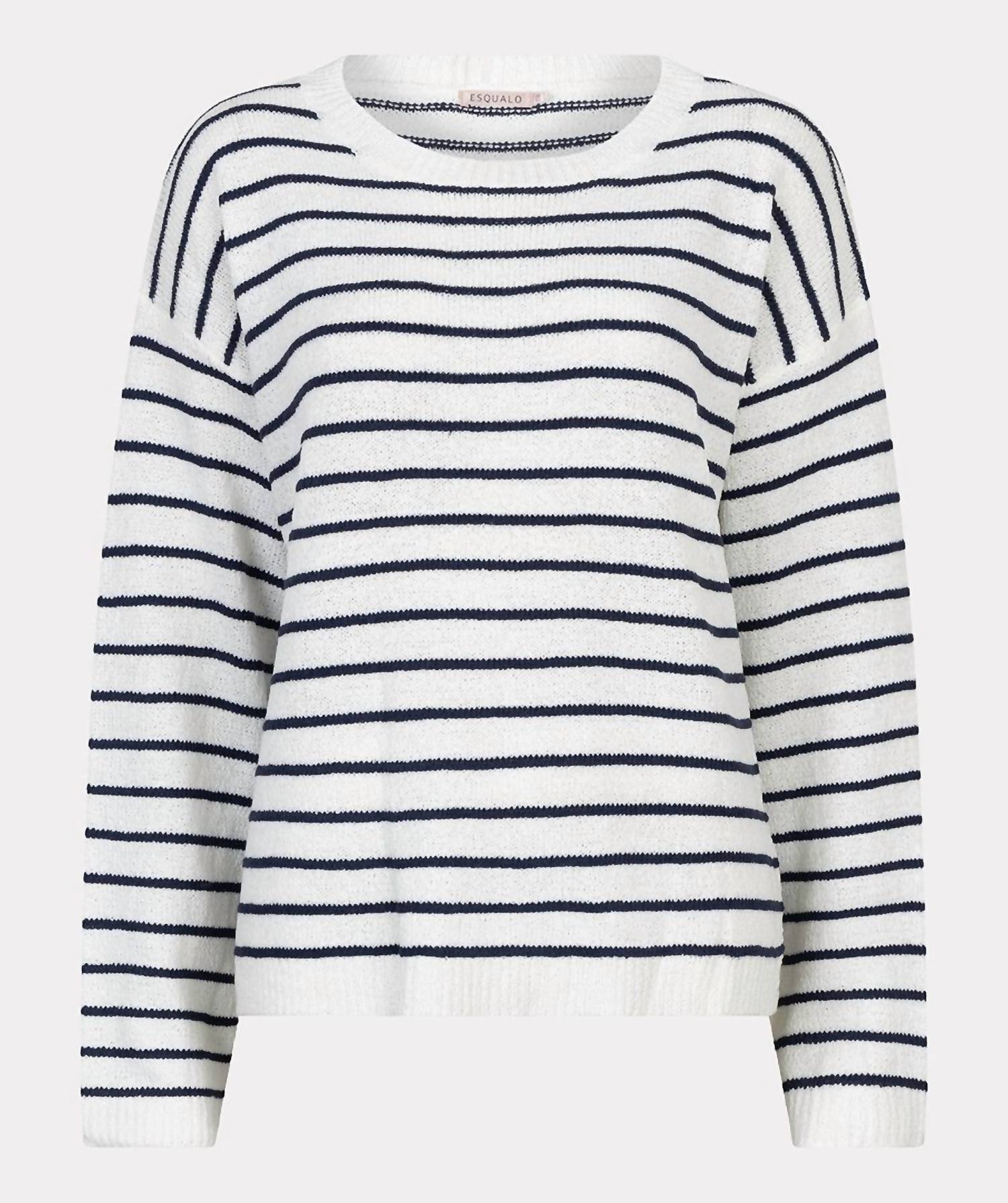 Esqualo - Striped Slub Sweater