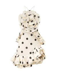 Zimmermann - Crush Ruffle Halter Mini Dress