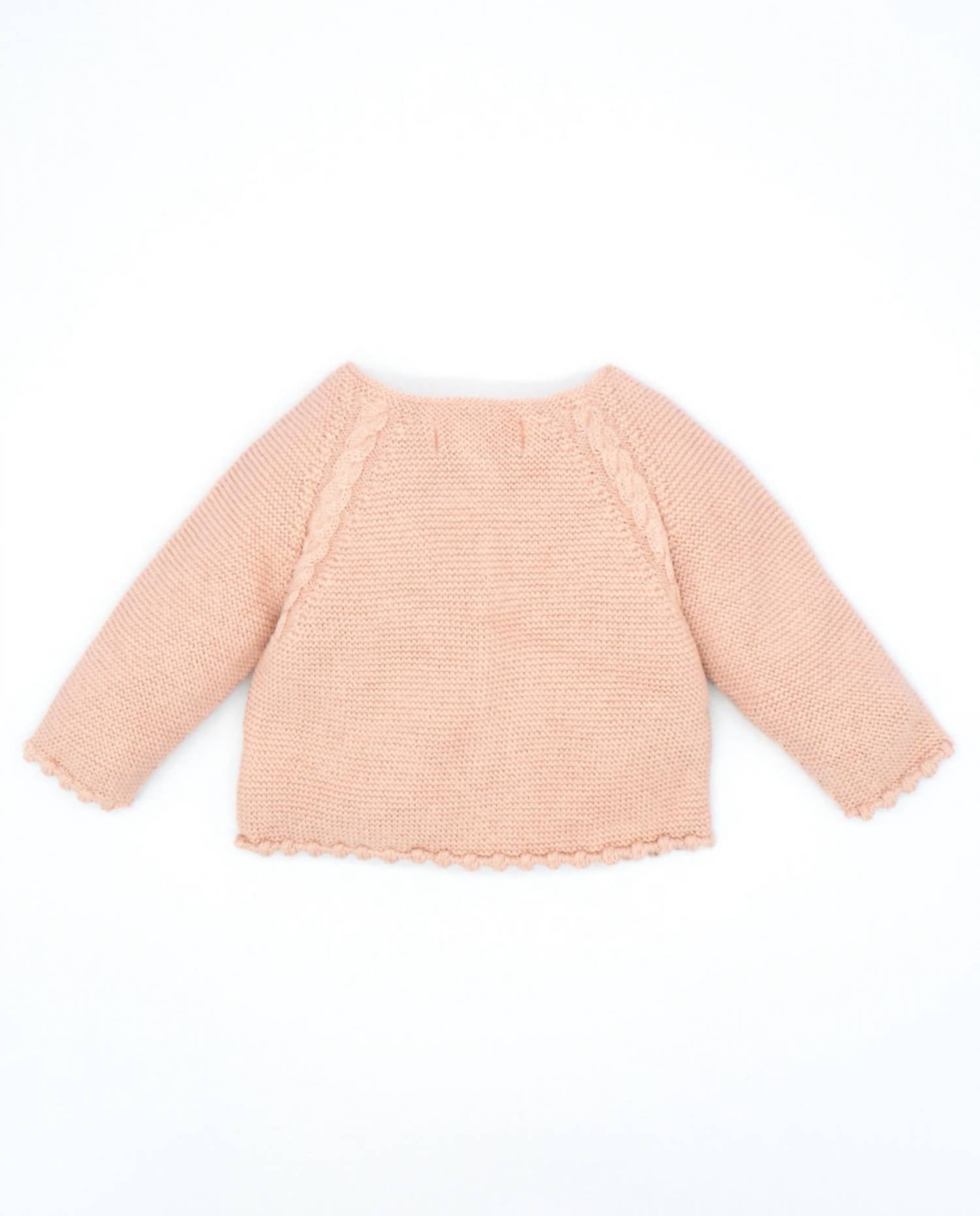 Fina Ejerique - Girl's Knitted Baby Cropped Cardigan