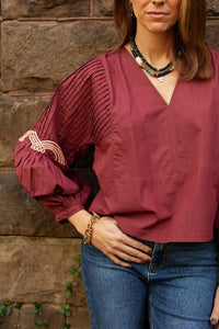 Exvoto - Stella Blouse With Embroidery