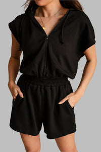 Hyfve - Carrie Half Zip Hooded Romper