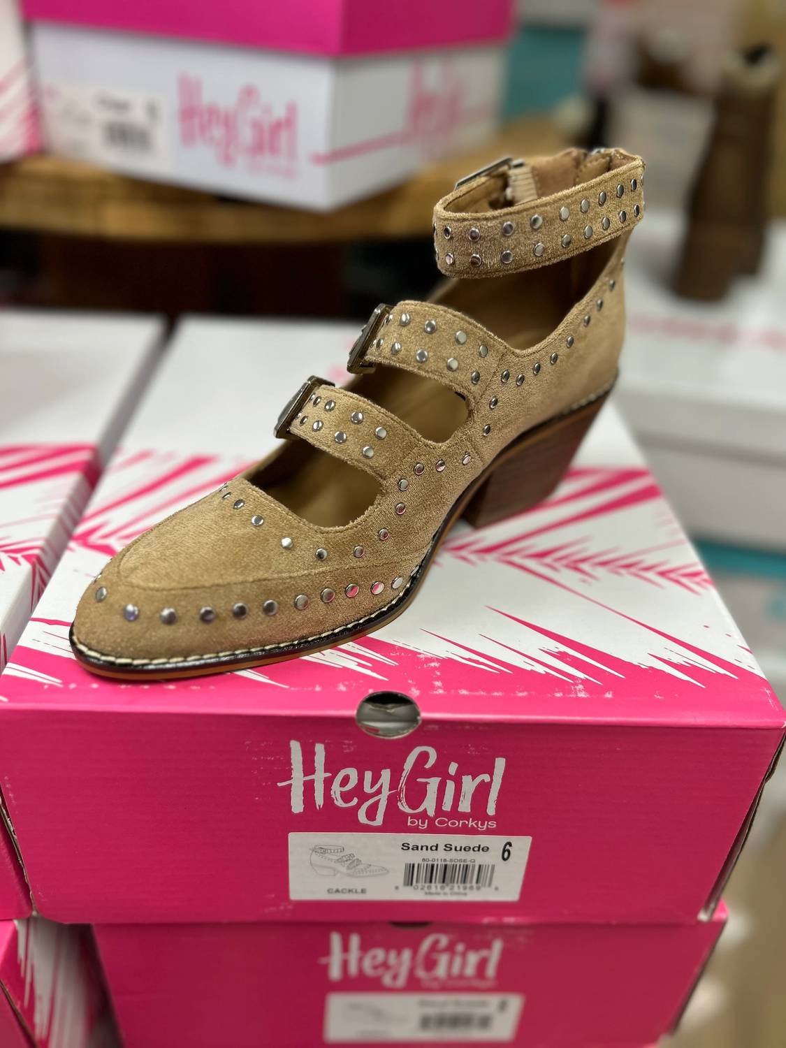 Corkys Footwear - Women's Cackle Triple Strap Mary Janes Shoes